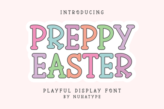 Preppy Easter Font